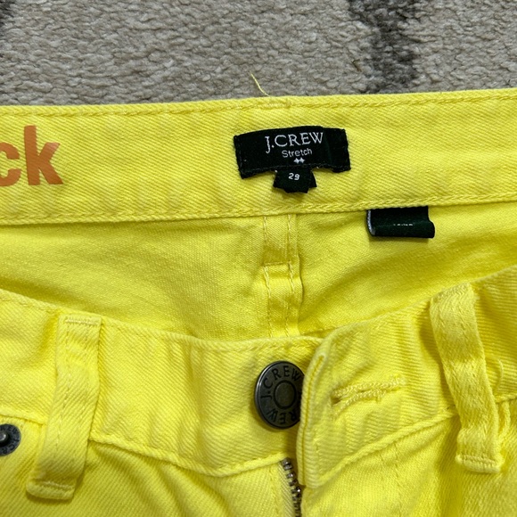 J.crew toothpick yellow jeans - Picture 5 of 6
